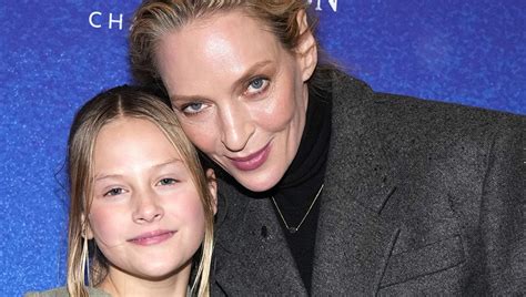 uma thurman daughter|uma thurman children pics.